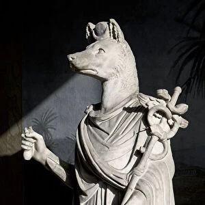 Statue of Anubis (marble)