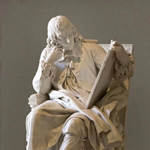 Statue of Blaise Pascal (1623-1662) (marble)