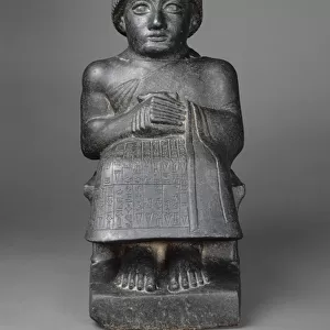 Statue of Gudea, c. 2090 BC (diorite)