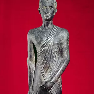 Statue of Hor, from Alexandria, c. 40 BC (basalt)