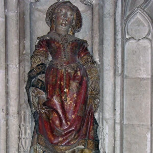 Statue of Judith (polychrome stone)