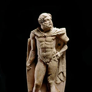 Statuette of man wearing a chlamyde, 5th-4th century BC