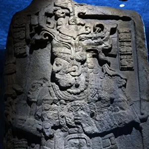 Stela from Calakmul, Yucatan Peninsula, Mexico, Late Classic period, 600-900 AD (stone)