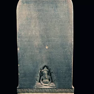 Stele from Vat Phrah Theat (stone)