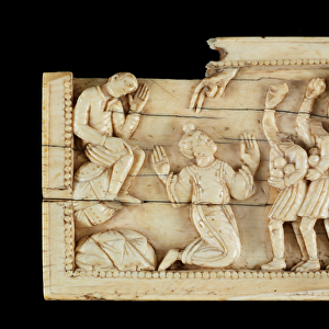 The Stoning of St. Stephen, c. 1100 (ivory & bone)