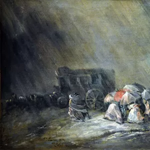 The Storm (oil on canvas)