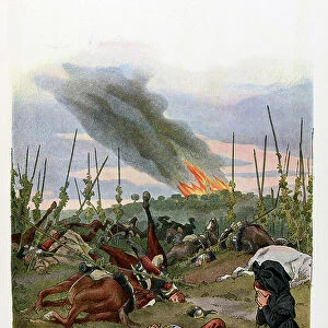 The story of Alsace tells the children; Battle of Reichshoffen (or Battle of Froeschwiller Woerth (Froeschwiller-Woerth) 1870