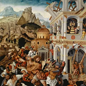 The story of Samson, c. 1525-1530 (oil on panel)
