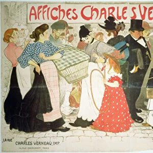 The Street, poster for the printer Charles Verneau, 1896 (colour litho)