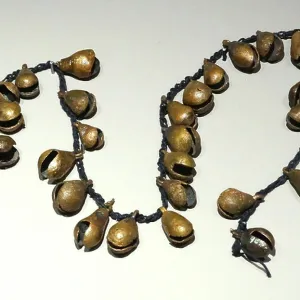 String of copper bells String of copper bells