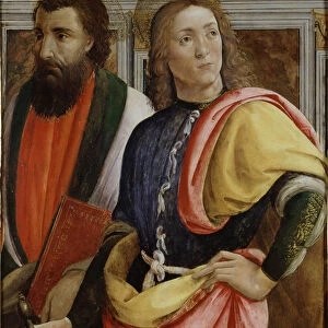 Sts Bartholomew and Julian the Hospitaler (tempera, oil and gold on panel)