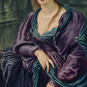 Study: Female Figure, 1873 (w/c, gouache & oil paint on paper)