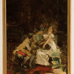 Study for Love Notes (oil on panel) Study for Love Notes (oil on panel)