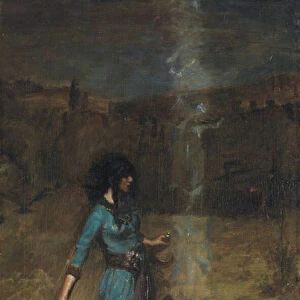 Study for The Magic Circle, 1886 (oil on canvas)