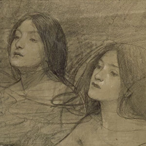 Study of two Nymphs for Hylas and the Nymphs