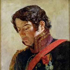 Study for a Portrait of Baron Dominique Larrey (1766-1843) (oil on canvas)