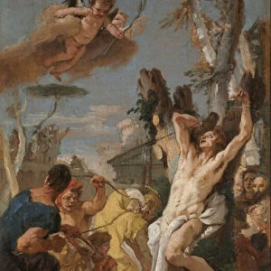 Study for "The Martyrdom of Saint Sebastian", 1739 (oil on canvas)