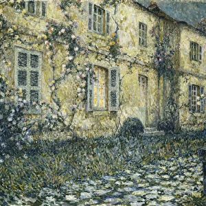 The Summer House; La Maison d Ete, (oil on canvas)