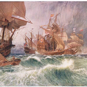 The summons to surrender: an incident in the attack of the great Armada 1588