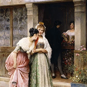 The Sunday Bouquet, 1893 (oil on panel)