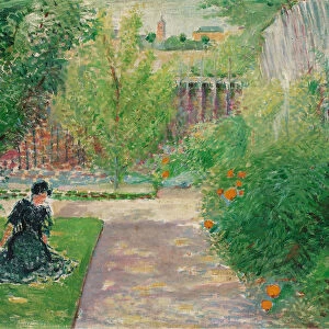 Sunny Garden, 1908 (oil on canvas)