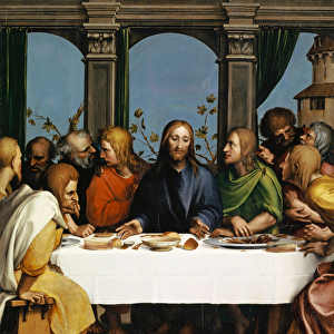 The Last Supper, c. 1527 (oil on wood)