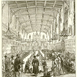 Supper at Christs Hospital (engraving)