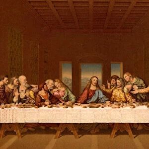 The Last Supper (colour litho)