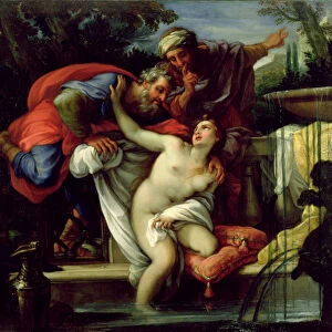Susanna and The Elders (oil on canvas)