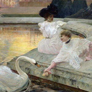 The Swans, 1900 (oil on canvas)
