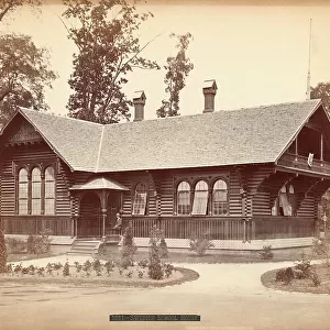 Swedish School House, Centennial Exposition, Philadelphia, 1876 (silver albumen print)