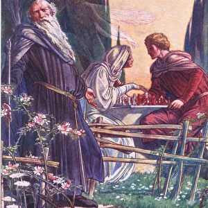 "Sweet Lord, you play me false", illustration from The Tempest