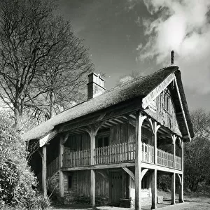 The Swiss Cottage, Endsleigh, from 100 Favourite Houses (b/w photo)
