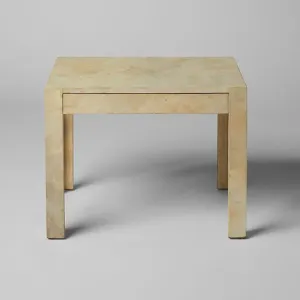 Side table, c. 1925 (parchment, walnut) Side table, c. 1925 (parchment, walnut)