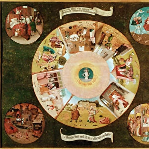 The table of the seven capital fishing(oil on panel, 1475-1480)