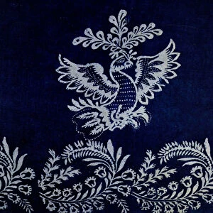 Detail from a tablecloth (linen)