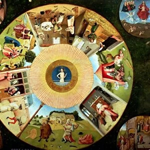 The Seven Deadly Sins depicted by Hieronymus Bosch
