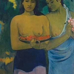 Two Tahitian Women, 1899 (oil on canvas)
