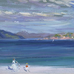 The Tail of Mull from Iona (oil on canvas)
