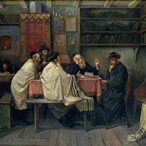 Talmudists, 1927 (oil on canvas)
