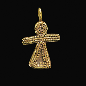 Tanit pendant, c. 7th - 6th century BC (gold)