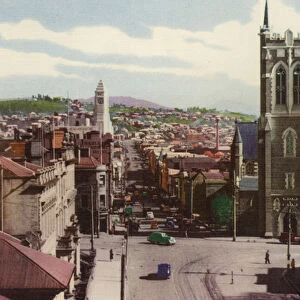 Tasmania: Murray Street, Hobart (colour photo)