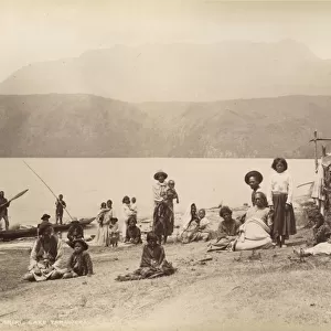 Te Ariki - Lake Tarawera, c. 1885 (albumen print)