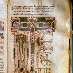 Te igitur Page of a Missal and Sacramental Representative