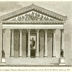 Temple of Jupiter Tonans (engraving)