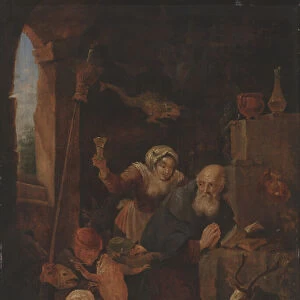 Temptation of St. Anthony (oil on panel)
