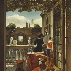 The Terrace, c. 1655-65 (oil on canvas)
