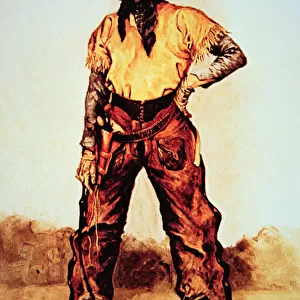 Texas Cowboy, c. 1890 (oil on canvas)