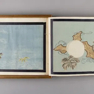 Textile Pattern Sample Book, mid-19th century (album of twenty-five textile samples; various textile dyeing techniques) Textile Pattern Sample Book, mid-19th century (album of twenty-five textile samples; various textile dyeing techniques)