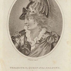 Thalestris, Queen of the Amazons (engraving)
